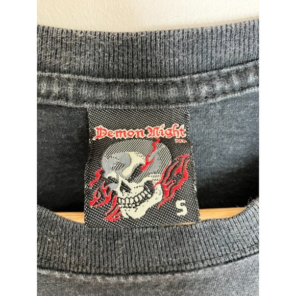 Vintage 2012 Def Leppard On Through The Night Women's Small Distressed  T-Shirt - Picture 4 of 11